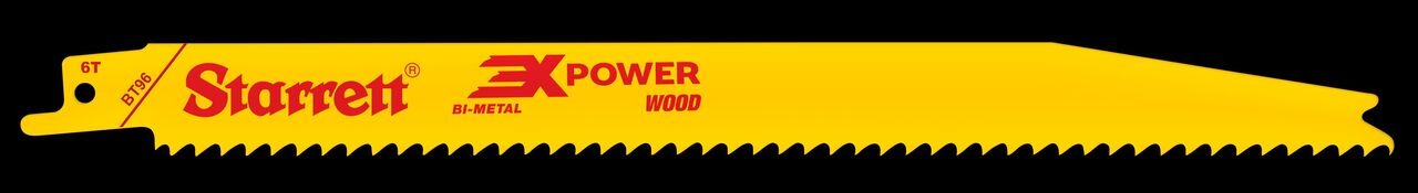 Starrett - Tapered Recip Saw Blade 225mm X 6tpi (2 PACK) - Image 2
