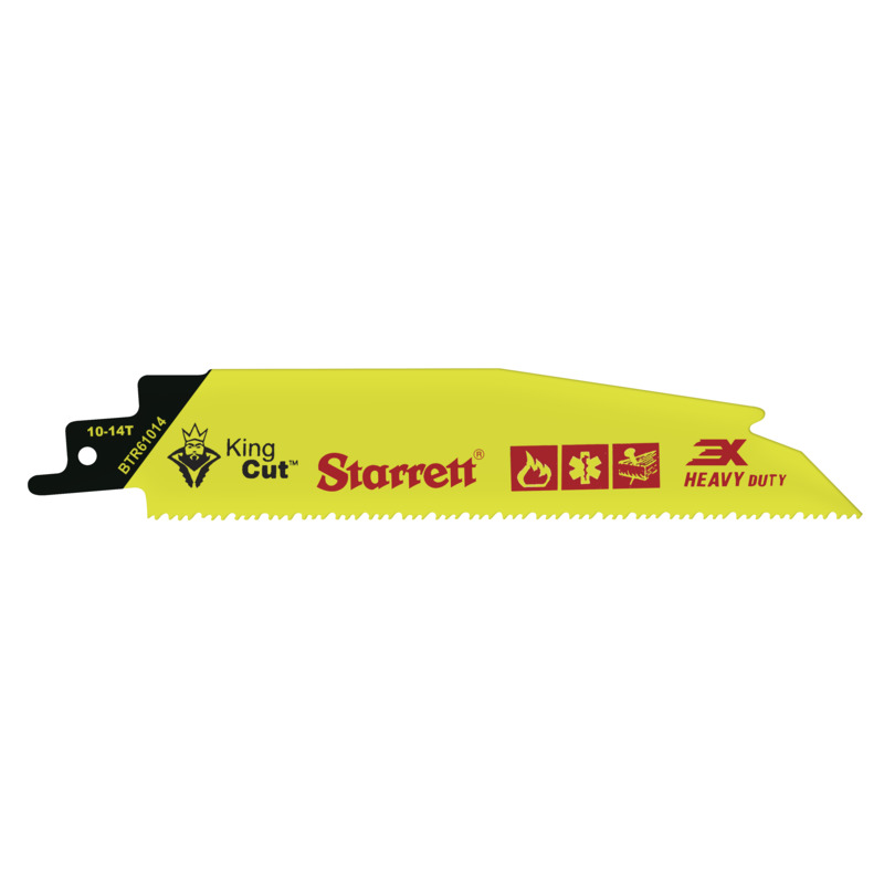 Starrett - King Cut Tapered Recip Saw Blade 150mm X 10-14tpi (5 PACK)