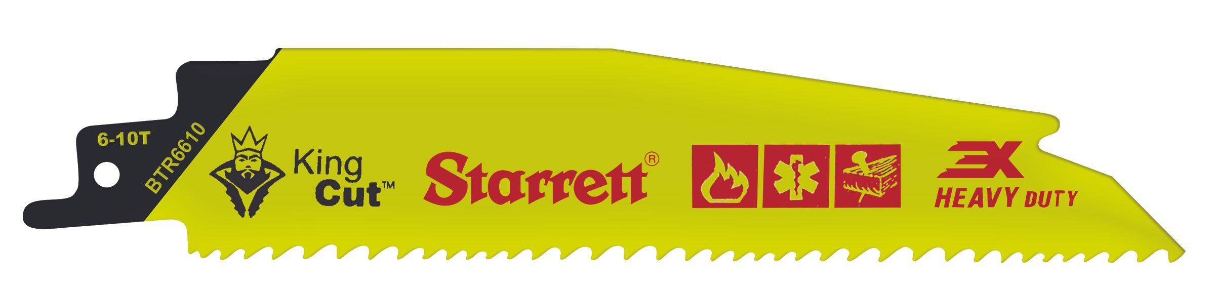 Starrett - King Cut Tapered Recip Saw Blade 150mm X 6-10tpi (2 PACK) - Image 2