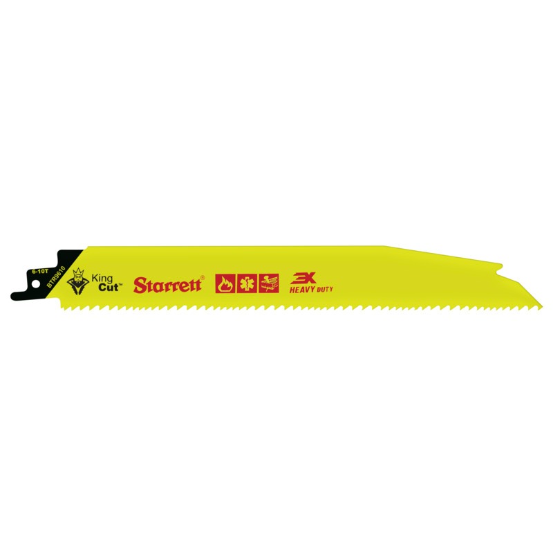 Starrett - King Cut Tapered Recip Saw Blade 225mm X 6-10tpi (5 PACK)
