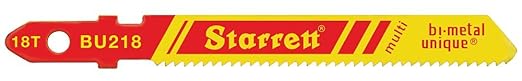 Starrett - Jig Saw Blades - Unified Shank 50mm X 18tpi - Multi (2 PACK)