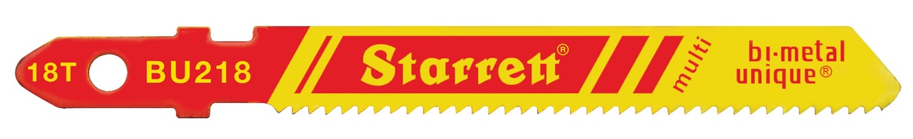 Starrett - Jig Saw Blades - Unified Shank 50mm X 18tpi - Multi (5 PACK)