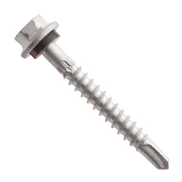 BUILDEX - SCREW, METAL TEK 14G x 53mm HEX HEAD WITH SEAL CL4 [1000]