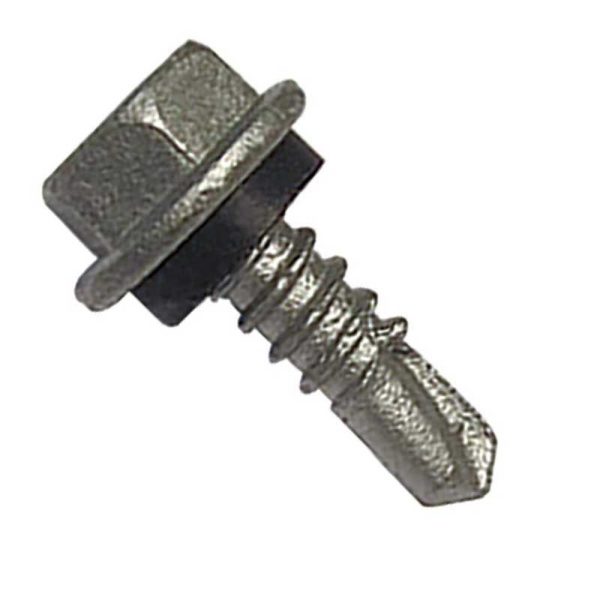 BUILDEX - SCREW, METAL TEK 10G x 16mm HEX HEAD WITH SEAL CL4 [1000]