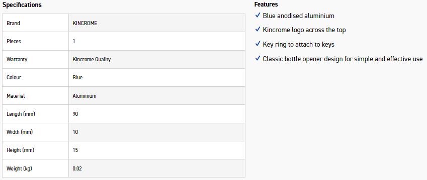 KINCROME C08C 1/4 COMBO SPANNER (SATIN) - Image 2
