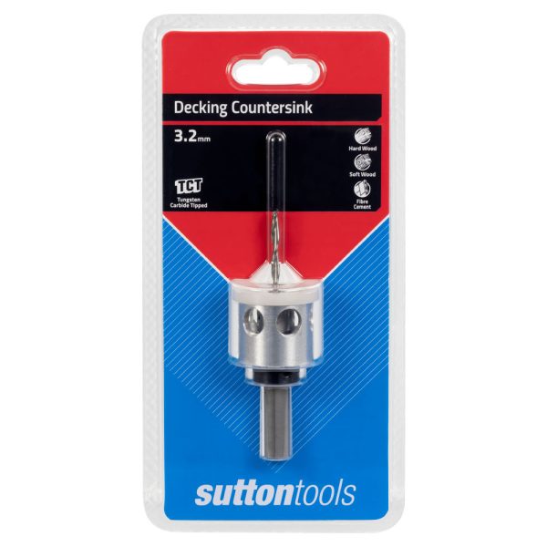 DRILL HSS & COUNTERSINK TCT W/DEPTH STOP C113 3.2MM 8G