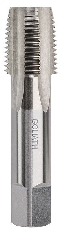 Goliath Threading Tools 1/2" x 14 BSPT Intermediate HSS Tap - Goliath