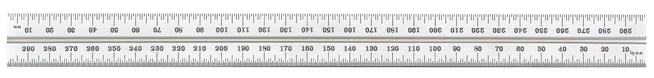 Starrett - 300mm Blade Satin Chrome - Metric Graduated - Image 2