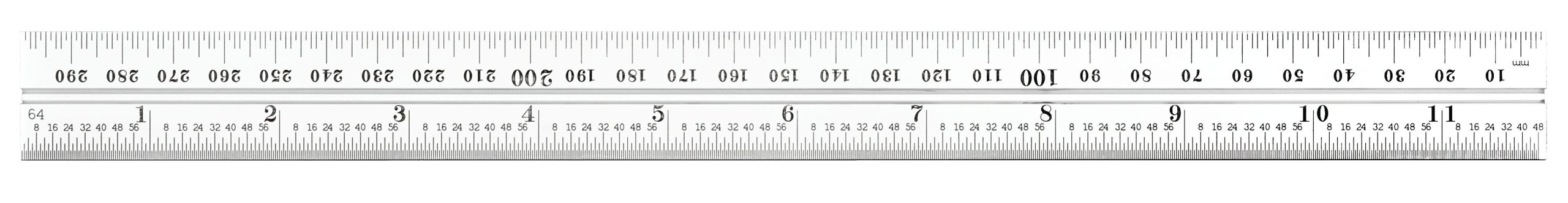 Starrett - 300mm Blade Satin Chrome Metric / English - Image 2