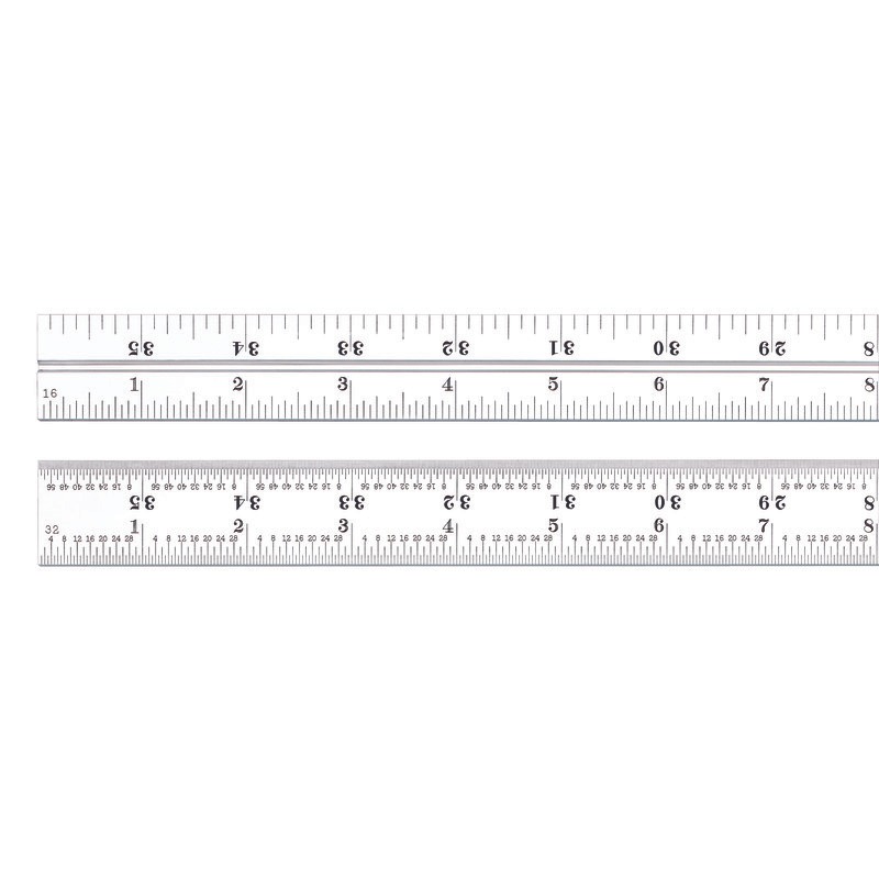 Starrett 36in Blade 4R Grad Satin Chrome CB36-4R Blades Only for Combination Squares, Sets and Bevel Protractors