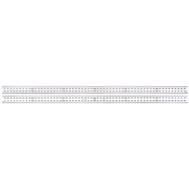 Starrett - 600mm Blade Satin Chrome MM Only