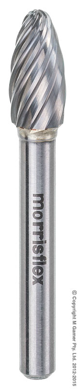 Morrisflex - Stainless Steel Radiused Tree Burr - Size 3