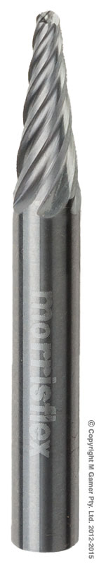 Non-ferrous Radiused Cone Burr - Size 1