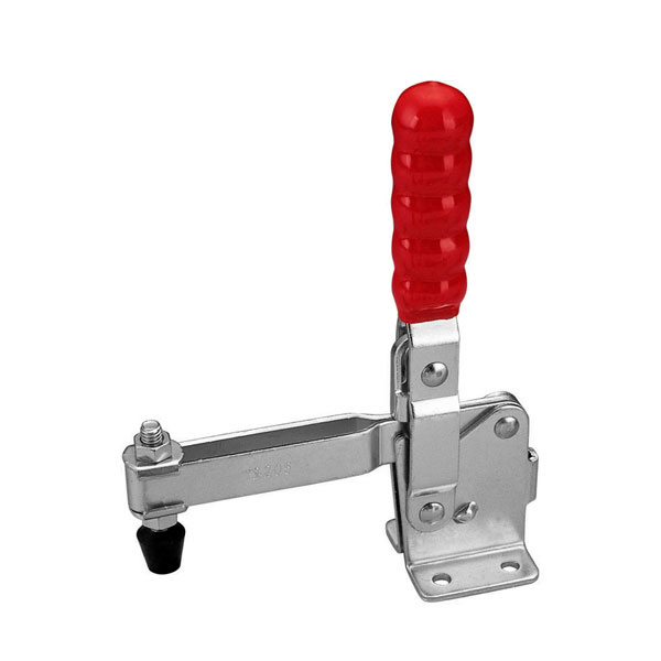 TOGGLE CLAMP, VERTICAL, FLANGED BASE, STRAIGHT HANDLE, 182KG CAP, 106MM REACH