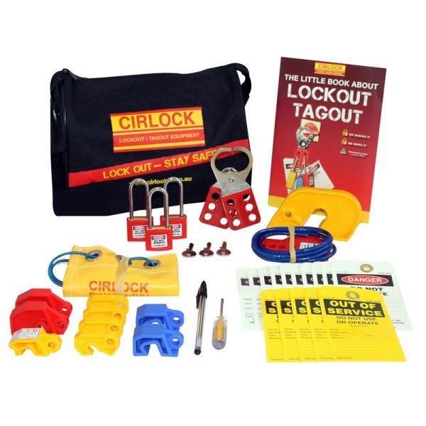 CIRLOCK - CONTRACTORS LOCKOUT KIT W/BAG LARGE SIZE