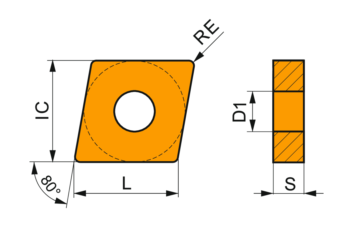 PRAMET CNMG 160612E-NMR:T9325 Turning inserts negative