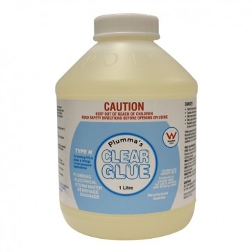 PLUMMAS - SOLVENT CEMENT TYPE N 1L PLUMMAS CLEAR, PVC