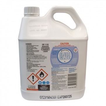 PLUMMAS - SOLVENT CEMENT TYPE N 4L PLUMMAS CLEAR, PVC