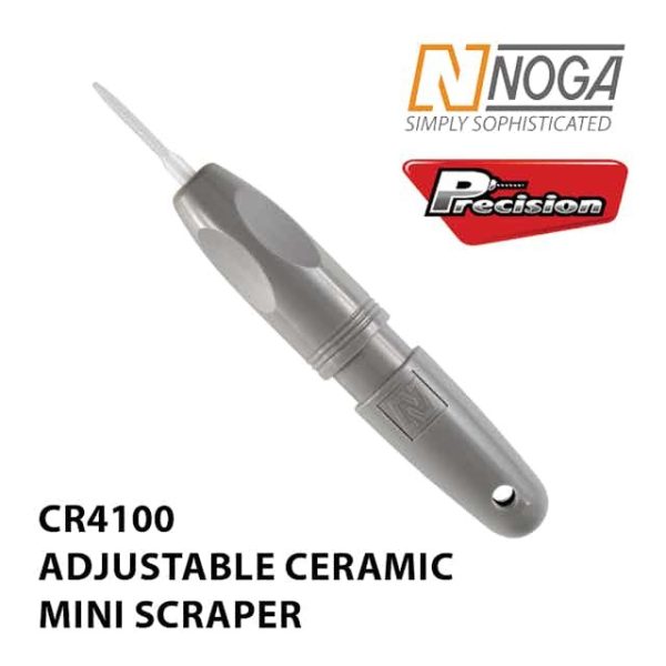 NOGA SCRAPER SET YT HANDLE CERAMIC BLADE 4 x 50mm