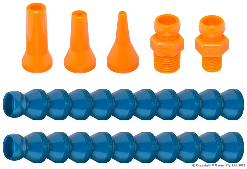 1/4" Assorted Nozzle Kit with PT Connectors