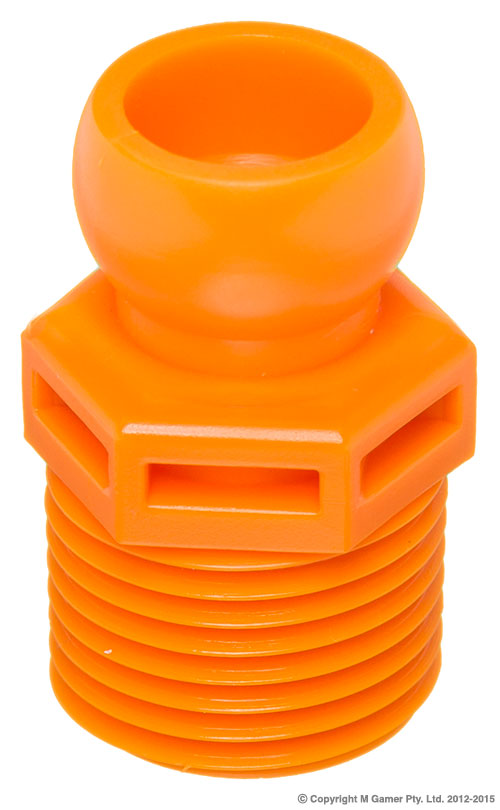 3/8" PT Male to 3/8" Ball Connector (Pack of 4)