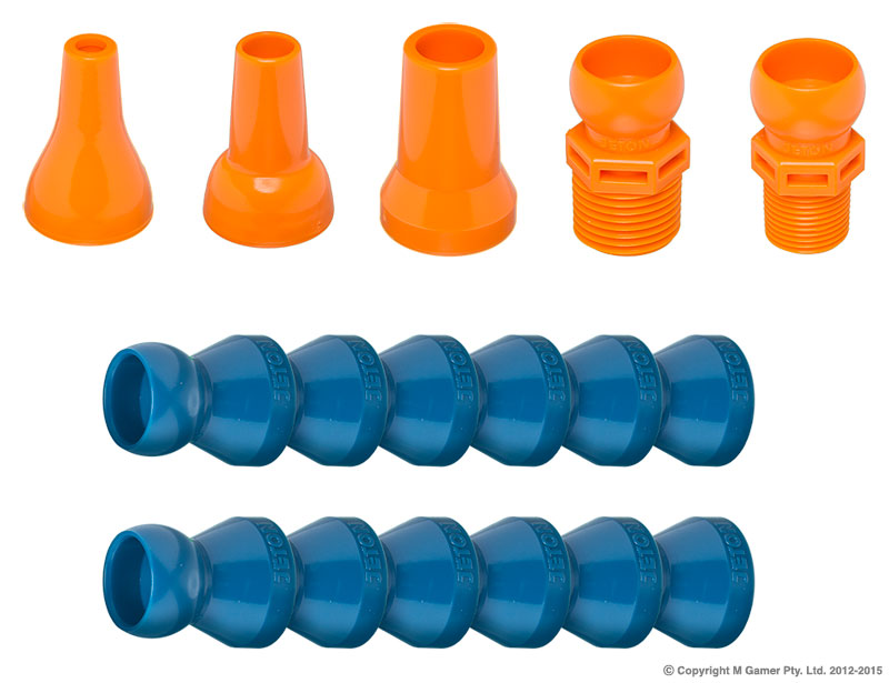 1/2" Assorted Nozzle Kit with PT Connectors
