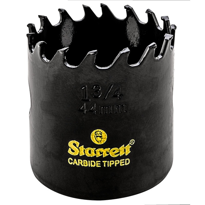 Starrett - Carbide Tipped Hole Saw 1-3/4in 44mm