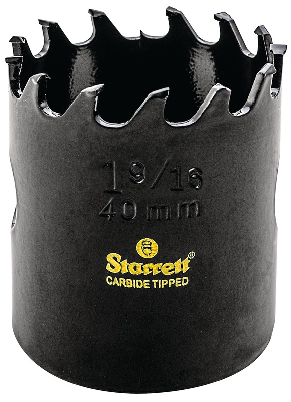 Starrett - Carbide Tipped Hole Saw 1-9/16in 40mm