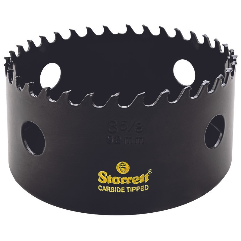 Starrett - Carbide Tipped Hole Saw 3-5/8in 92mm
