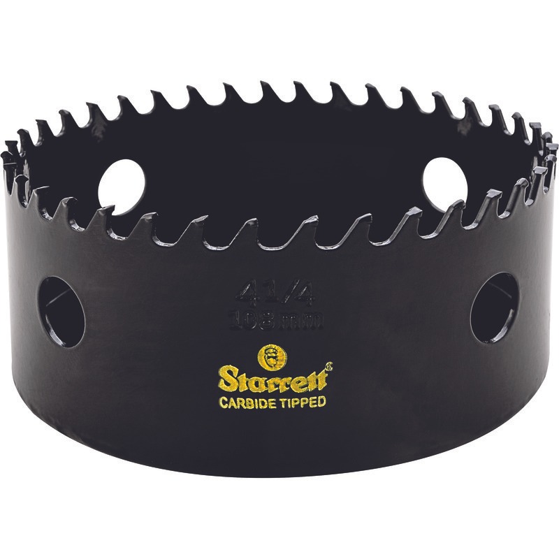 Starrett - Carbide Tipped Hole Saw 4-1/4in 108mm