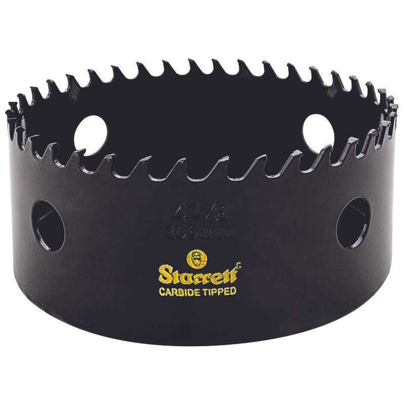 Starrett - Carbide Tipped Hole Saw 4-1/8in 105mm