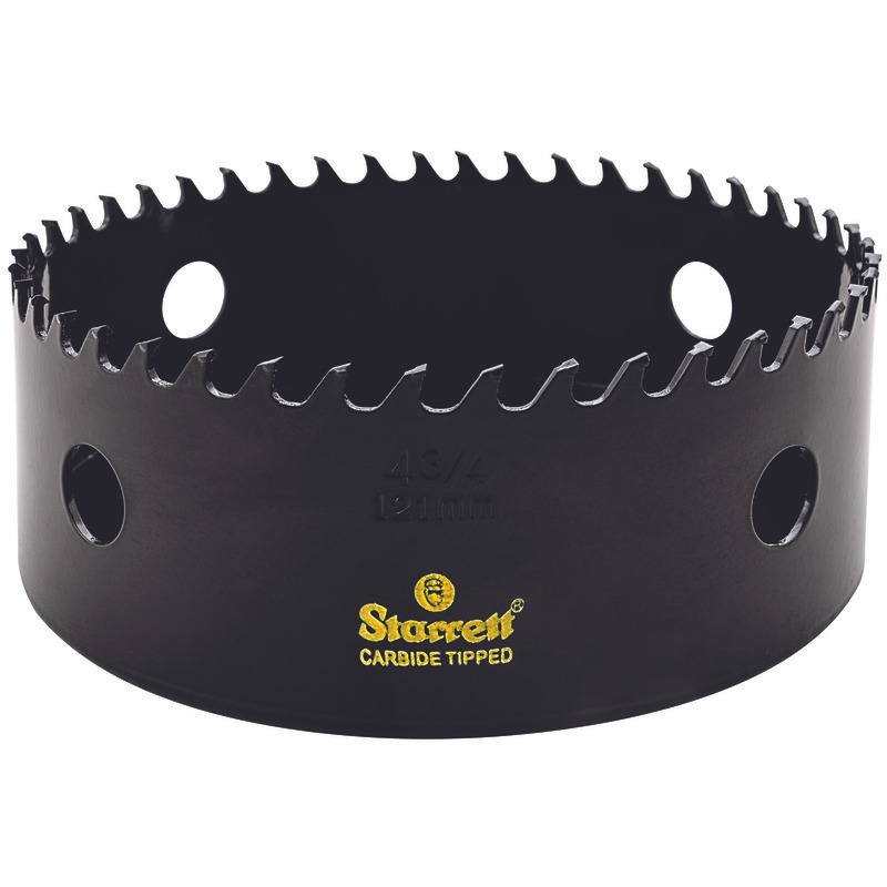 Starrett - Carbide Tipped Hole Saw 4-3/4in 121mm