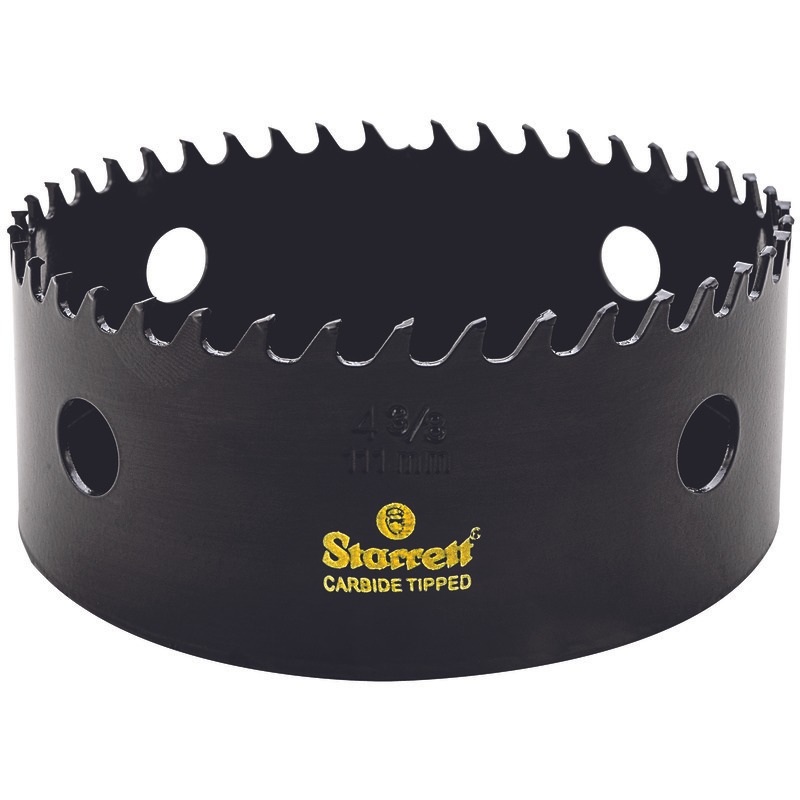Starrett - Carbide Tipped Hole Saw 4-3/8in 111mm