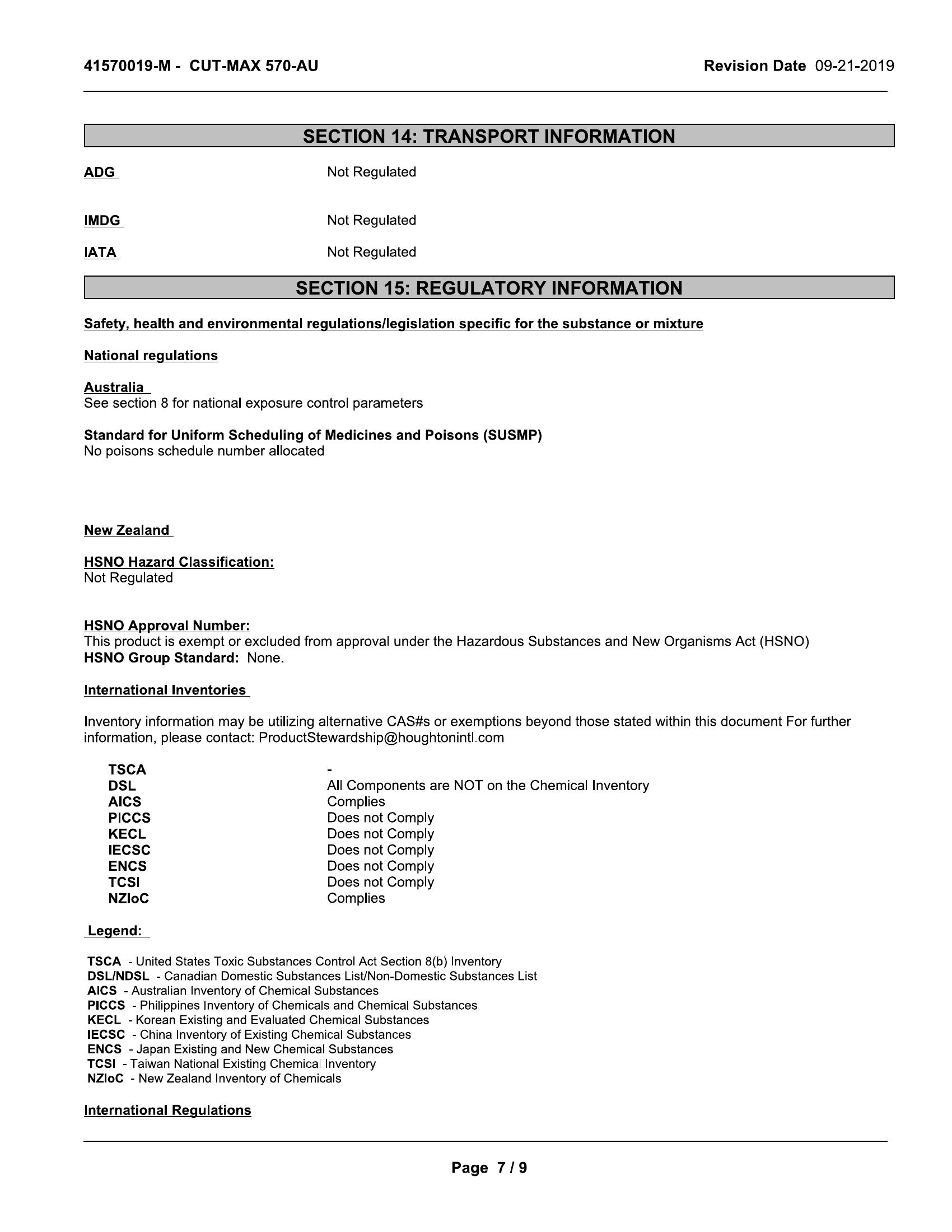 Quaker Houghton CUT-MAX 570 AU 20lt pail Coolant - Image 8