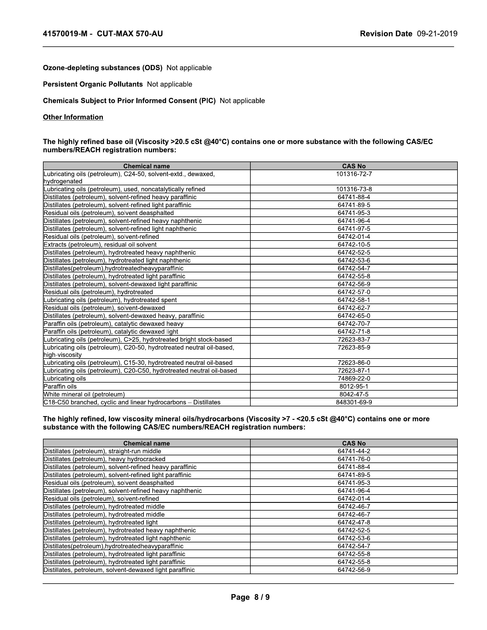 Quaker Houghton CUT-MAX 570 AU 20lt pail Coolant - Image 9