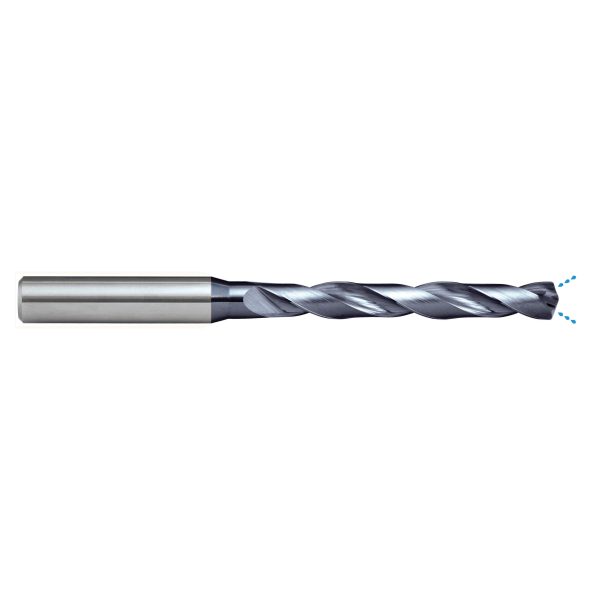 DRILL D332 1/8 5xD IK R30 N DIN6537-HA VHM AlCrN