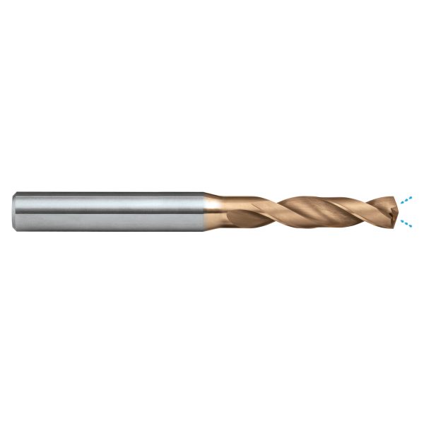 DRILL D356 1/4 3xD IK R30 VA DIN6537-HA VHM HELICA