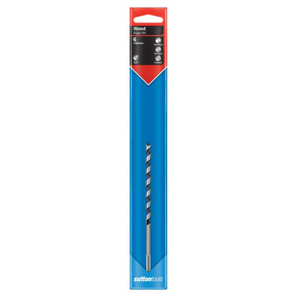 DRILL D510 6.0mm x 160mm Hex Shank AUGER BIT Short Series