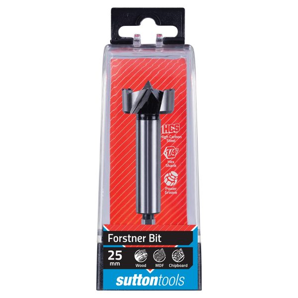 FORSTNER BIT D523 25MM HCS WITH QUICK CHANGE SHANK