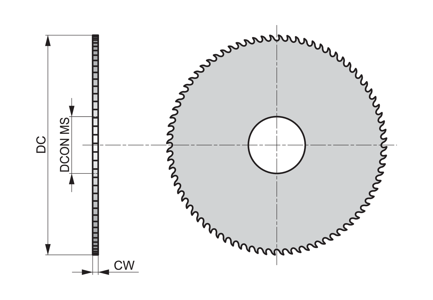 DORMER D747100.0X1.2 HSS Slitting Saws - Image 2