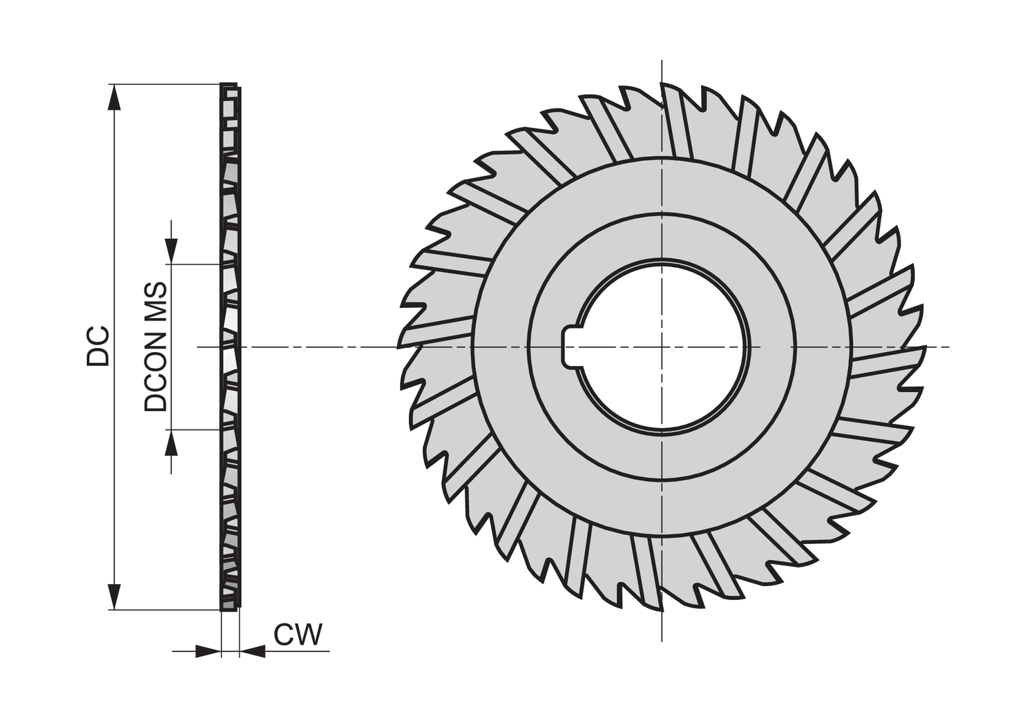 DORMER D76363.0X1.6 HSS Slitting Saws - Image 2