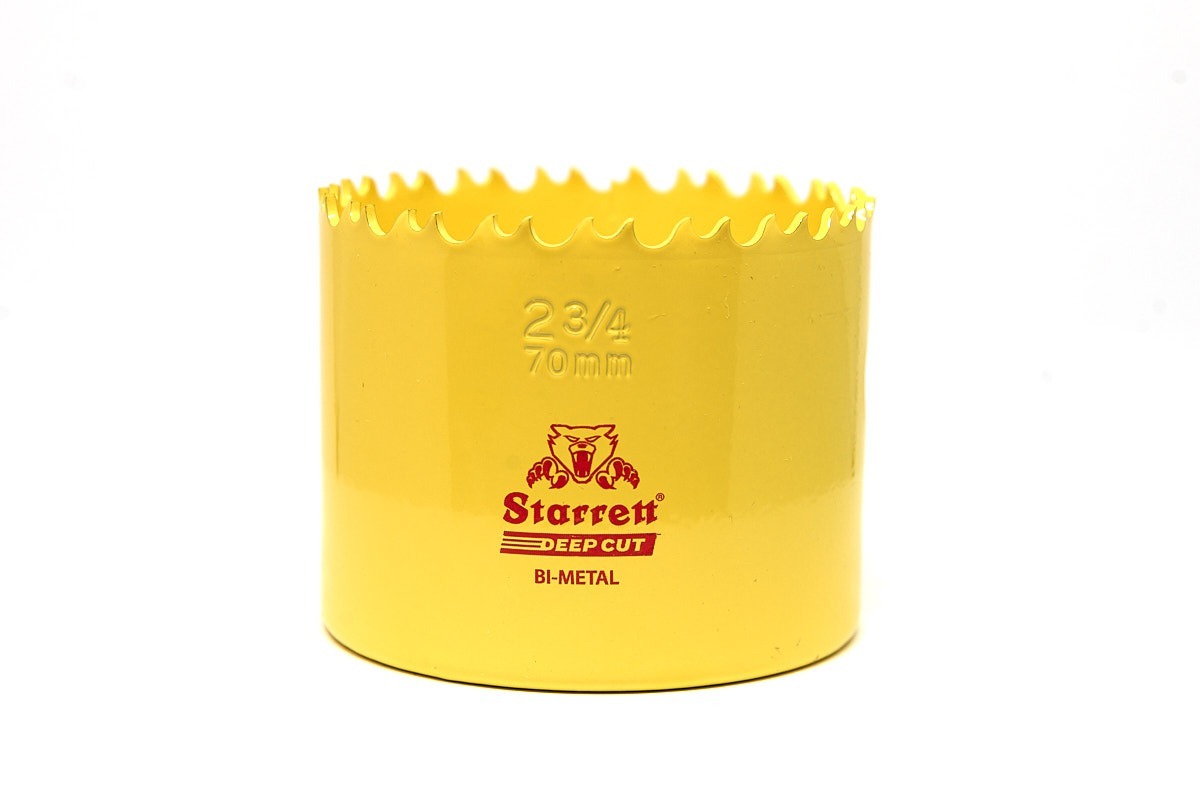 Starrett - DCH Bi-Metal Deep Cut Holesaw 70mm (2.3/4inch)