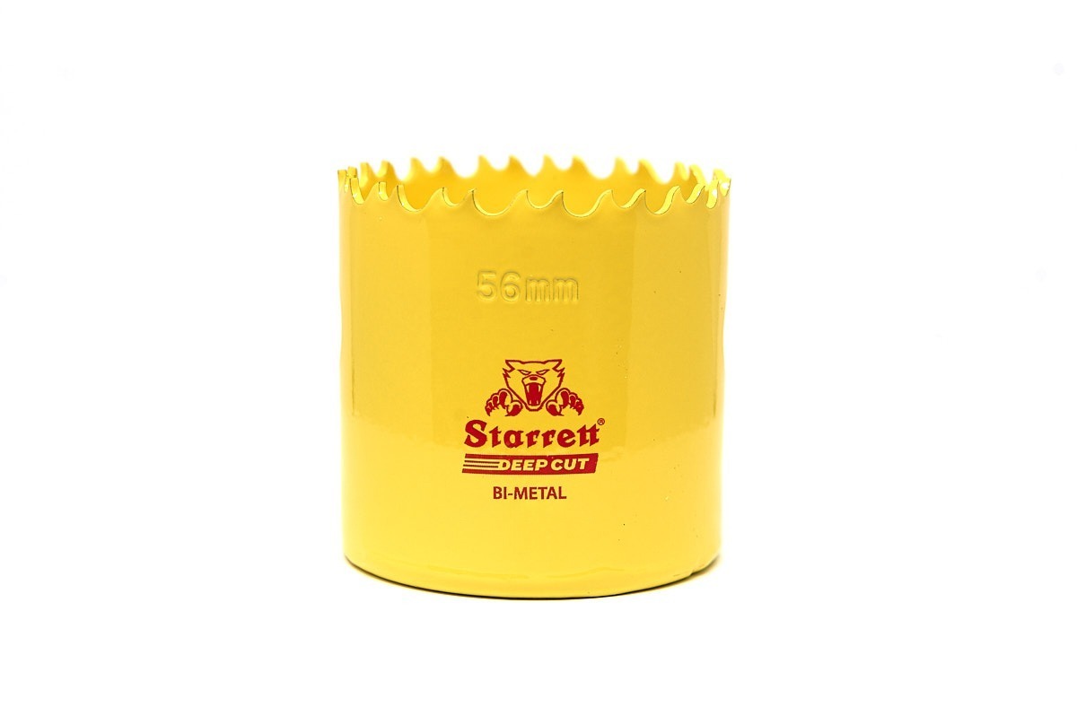 Starrett - DCH Bi-Metal Deep Cut Holesaw 56mm (2.3/16inch) - Image 2