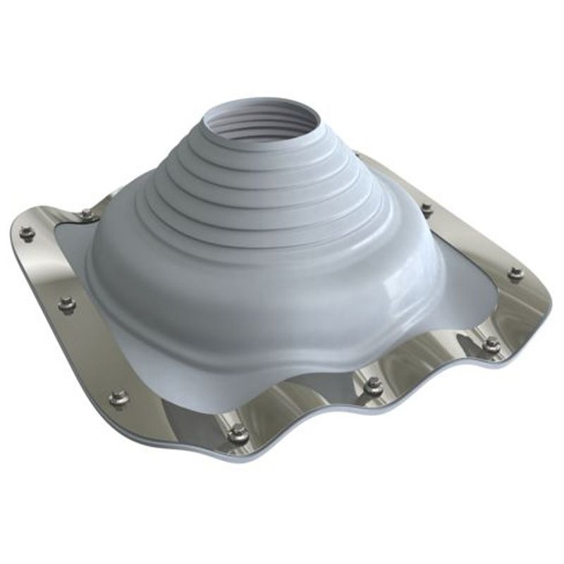 DEKTITE - FLASHING #1, 5-55mm PIPE 139 x 139mm BASE, GREY PREM