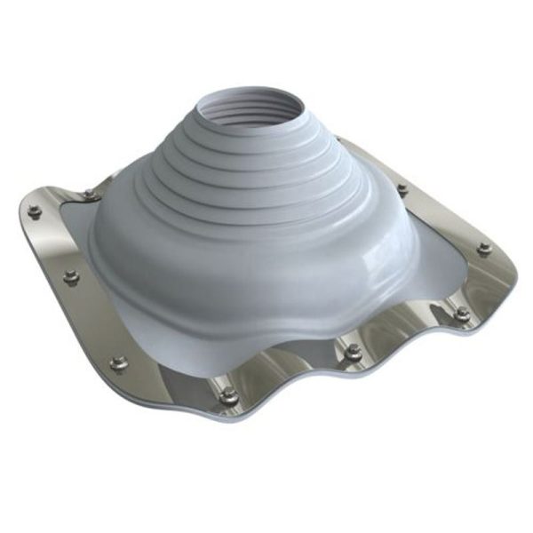 DEKTITE - FLASHING #5, 100-200mm PIPE 310 x 310mm BASE, GREY PREM