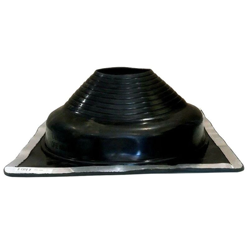 DEKTITE - FLASHING #8, 170-355mm PIPE 496 x 496mm BASE, BLACK PREM