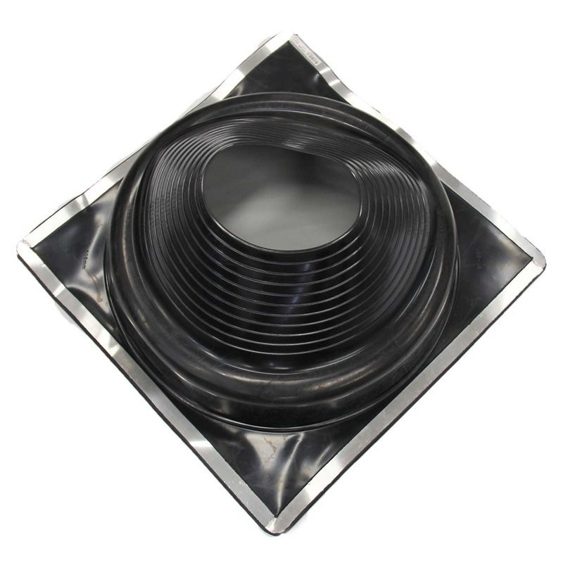 DEKTITE - FLASHING #9, 230-508mm PIPE 681 x 681mm BASE, BLACK PREM