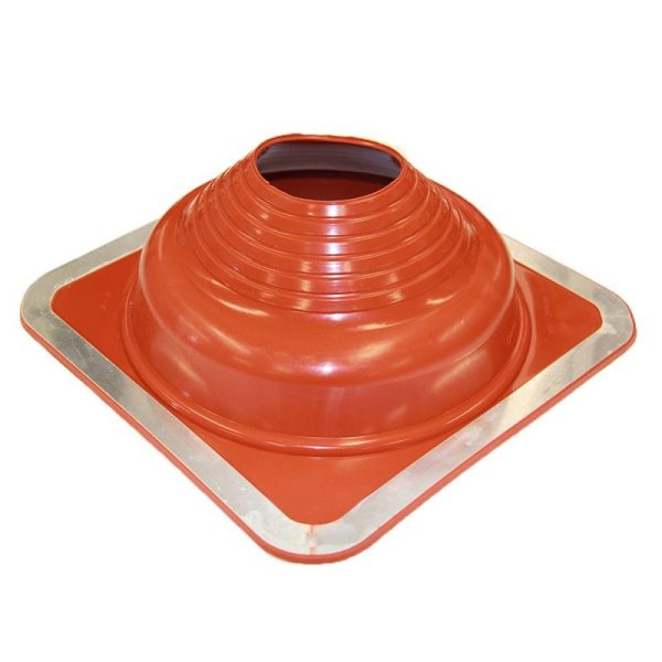 DEKTITE - FLASHING #5, 100-200mm PIPE 310 x 310mm BASE, RED PREM