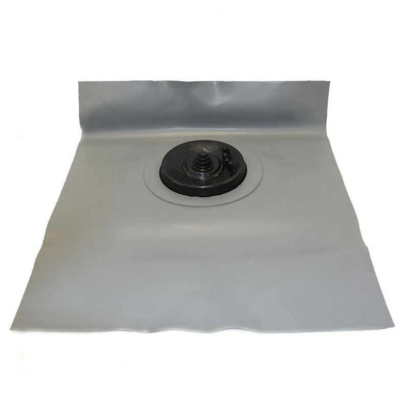 DEKTITE - FLASHING, 0-30mm PIPE 410 x 490mm BASE, BLACK NULEAD