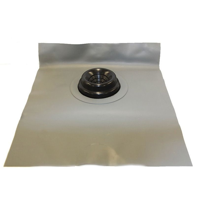 DEKTITE - FLASHING, 12-70mm PIPE 410 x 490mm BASE, BLACK NULEAD